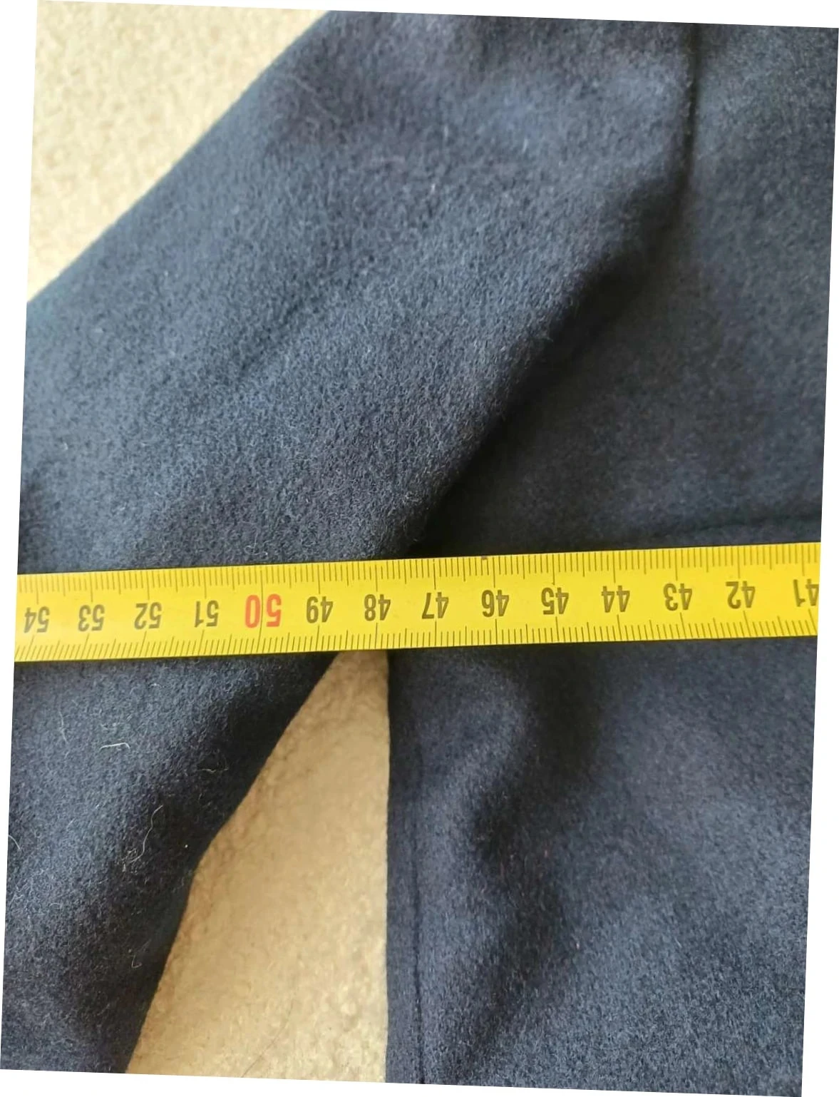 Duffle-coat bleu marine en laine Naf naf - Taille 36 (S) – photo 7